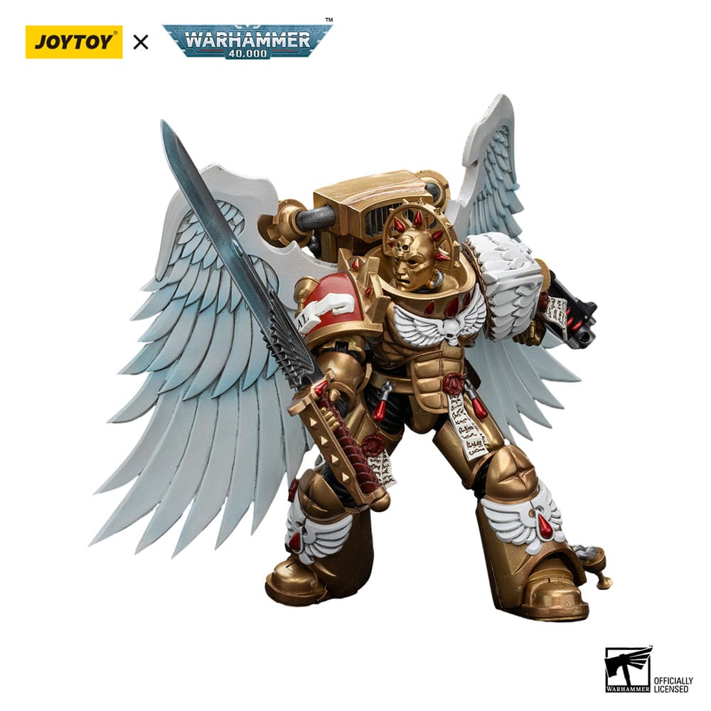 Warhammer The Horus Heresy Blood Angels Sanguinary Guard with Encarmine Sword 1 12 cm 1/18  Action Figure