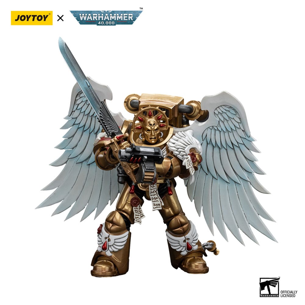 Warhammer The Horus Heresy Blood Angels Sanguinary Guard with Encarmine Sword 1 12 cm 1/18  Action Figure