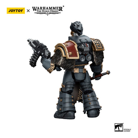 Warhammer The Horus Heresy Space Wolves Varagyr Wolf Guard Squad Varagyr Thegn 12 cm 1/18 Action Figure