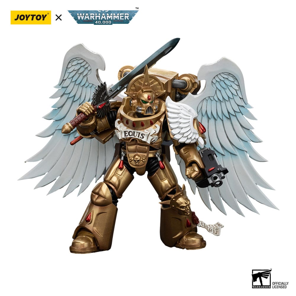 Warhammer The Horus Heresy Blood Angels Sanguinary Guard with Encarmine Sword 2 12 cm 1/18  Action Figure