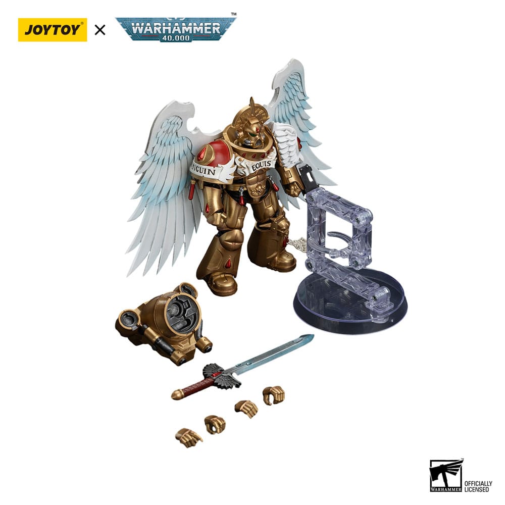 Warhammer The Horus Heresy Blood Angels Sanguinary Guard with Encarmine Sword 2 12 cm 1/18  Action Figure