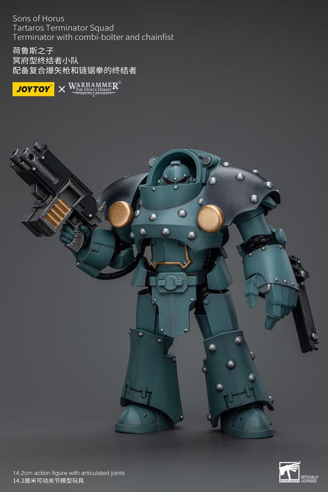 Warhammer The Horus Heresy Tartaros Terminator Squad Terminator With Combi-Bolter And Chainfist 12 cm 1/18 Action Figure