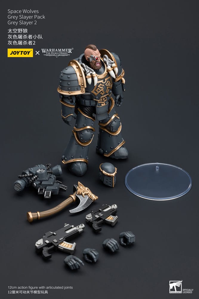 Warhammer The Horus Heresy Space Wolves Grey Slayer Pack Grey Slayer 2 12 cm 1/18 Action Figure