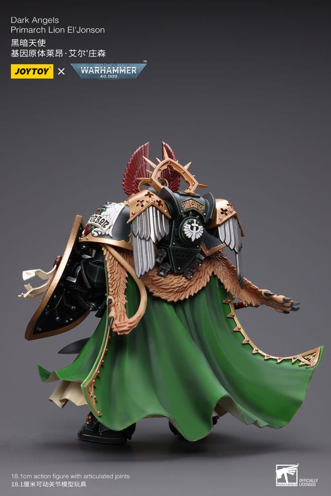 Warhammer 40k Dark Angels Primarch Lion El' Jonson 18 cm Reproduction 1/18 Action Figure