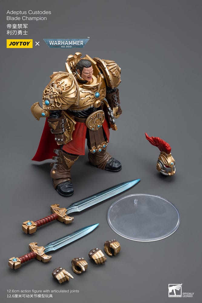 Warhammer 40k Adeptus Custodes Blade Champion 12 cm 1/18 Action Figure