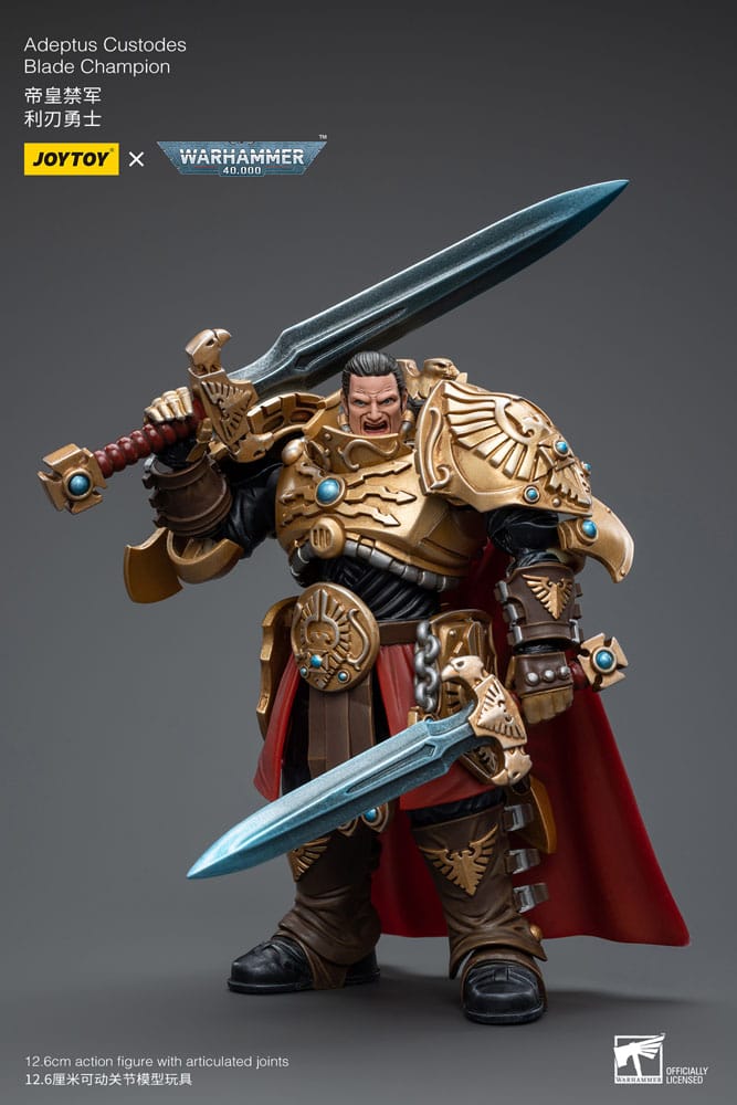 Warhammer 40k Adeptus Custodes Blade Champion 12 cm 1/18 Action Figure