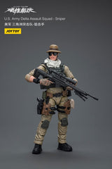 Hardcore Coldplay U.S. Army Delta Assault Squad Sniper 11 cm 1/18 Action Figure