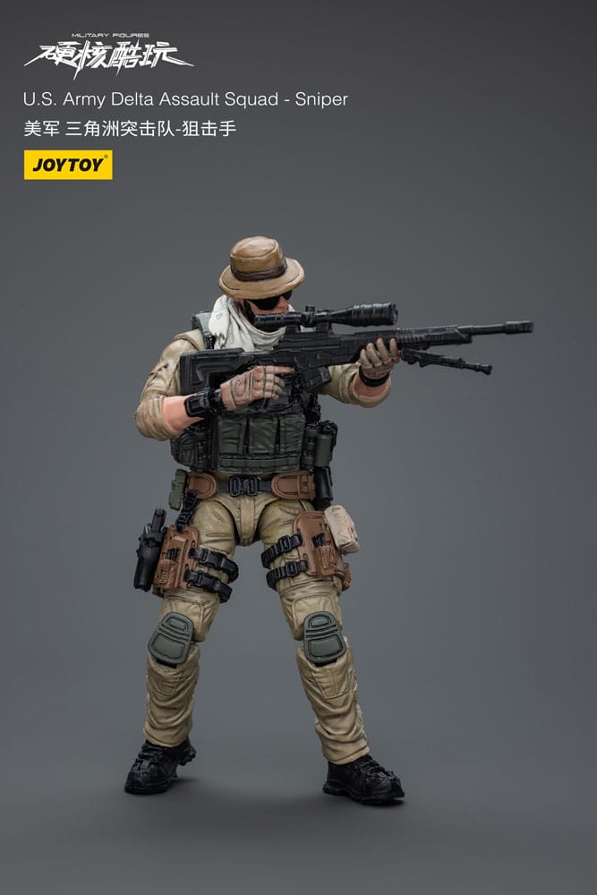 Hardcore Coldplay U.S. Army Delta Assault Squad Sniper 11 cm 1/18 Action Figure