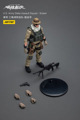 Hardcore Coldplay U.S. Army Delta Assault Squad Sniper 11 cm 1/18 Action Figure