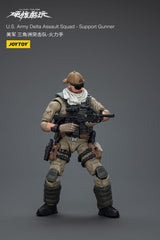 Hardcore Coldplay U.S. Army Delta Assault Squad Support Gunner 11 cm 1/18 Action Figure