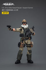 Hardcore Coldplay U.S. Army Delta Assault Squad Support Gunner 11 cm 1/18 Action Figure