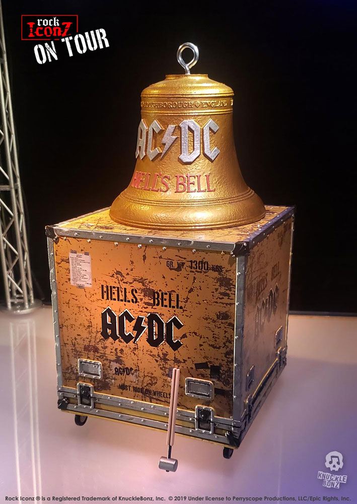 AC/DC Rock Ikonz On Tour Hell's Bell Statue