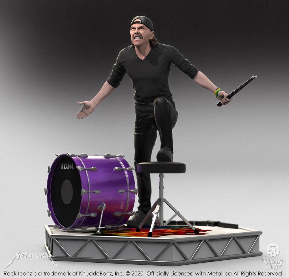 Metallica Rock Iconz Lars Ulrich Limited Edition 22 cm Statue