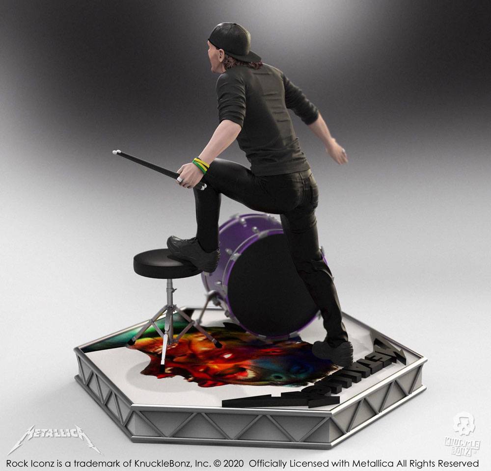 Metallica Rock Iconz Lars Ulrich Limited Edition 22 cm Statue