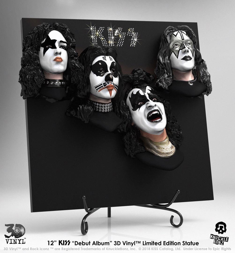 Kiss Debut Album 30 cm 3D Vinyl Statue