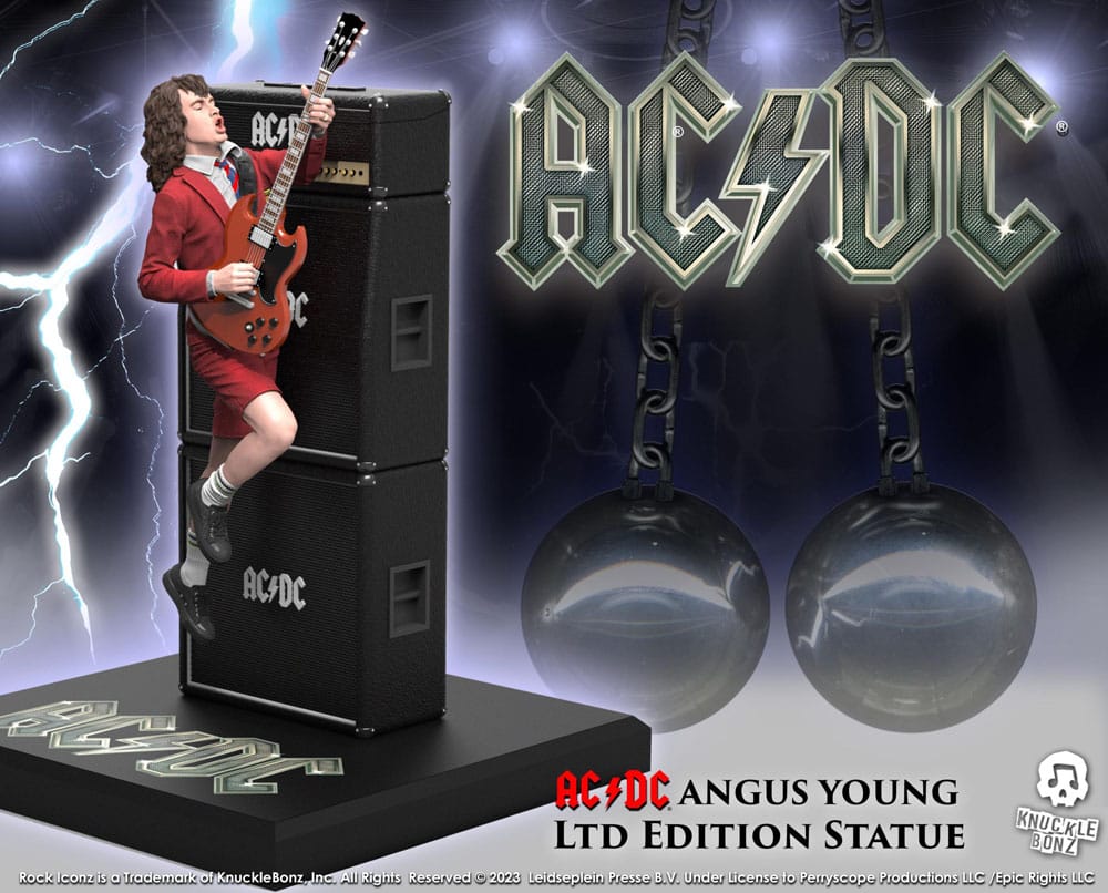 AC/DC Rock Iconz Angus Young III 25 cm Statue