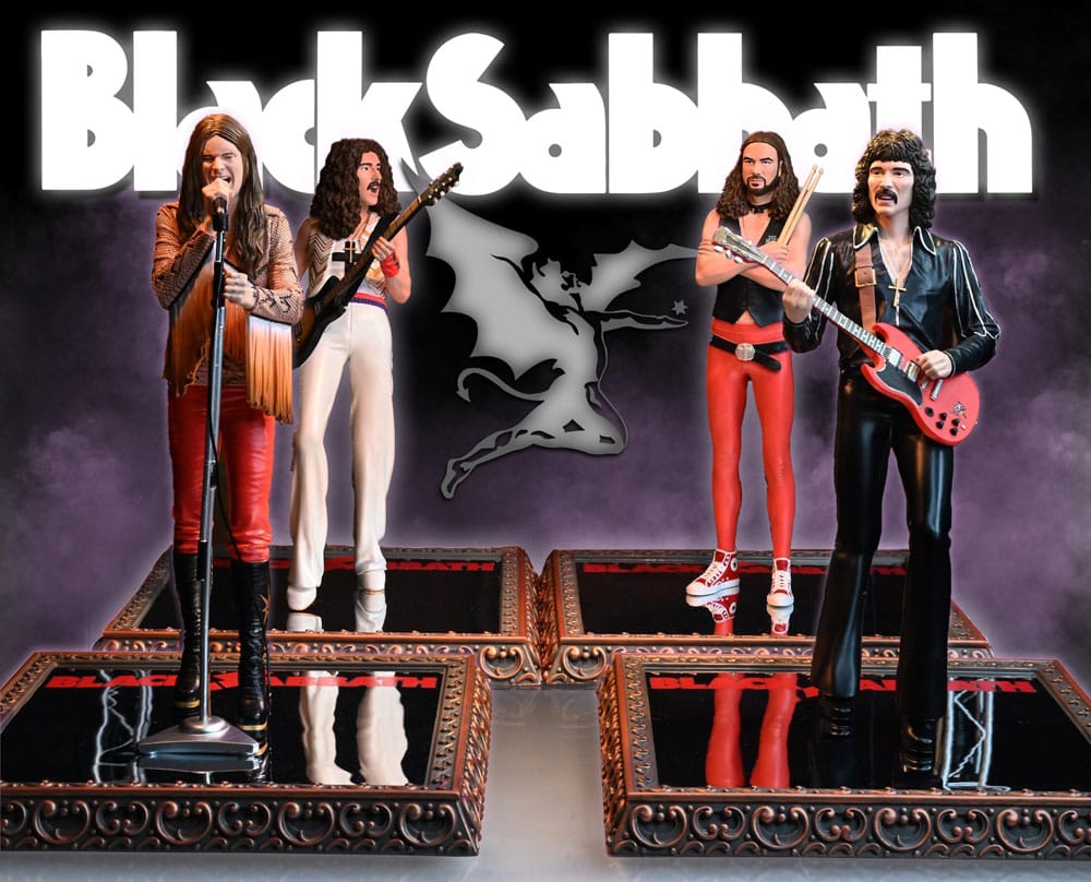 Black Sabbath Rock Iconz Sabotage Era 23 cm 4-Pack Statues