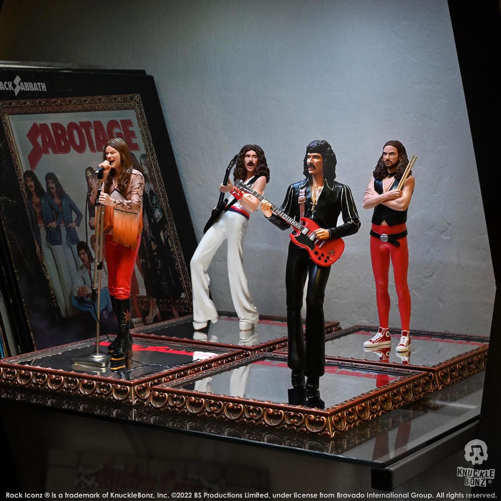 Black Sabbath Rock Iconz Sabotage Era 23 cm 4-Pack Statues