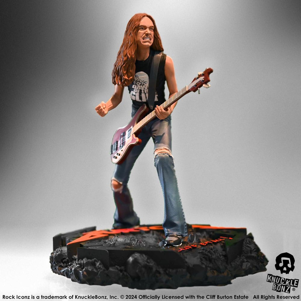 Metallica Rock Iconz Cliff Burton II 22 cm Statue