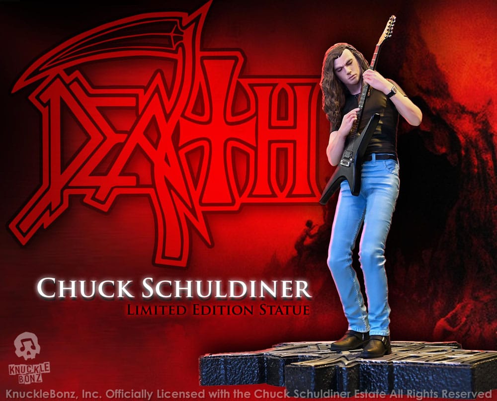 Death Rock Iconz Chuck Schuldiner 22 cm Statue