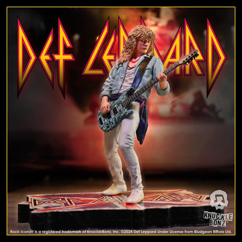 Def Leppard Rock Iconz Rick Savage 24 cm Statue