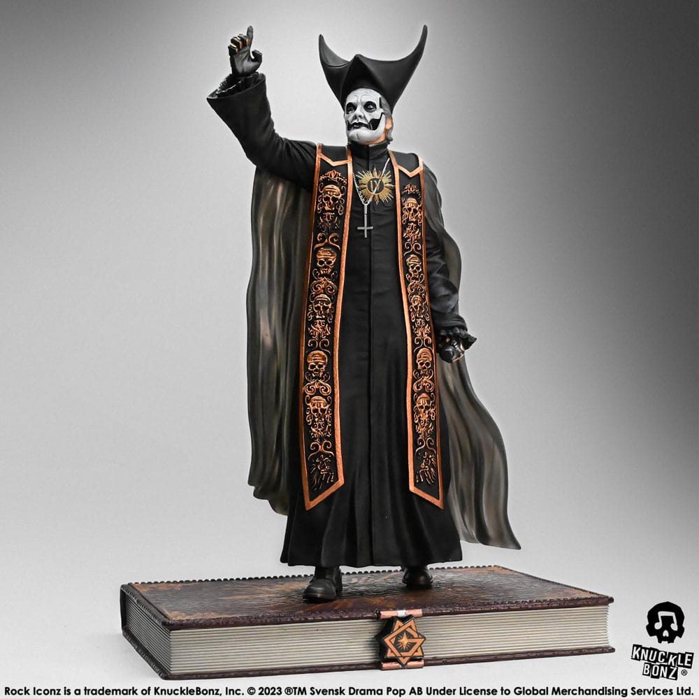 Ghost Rock Iconz Papa Emeritus IV (Black Robes) 22 cm 1/9 Statue