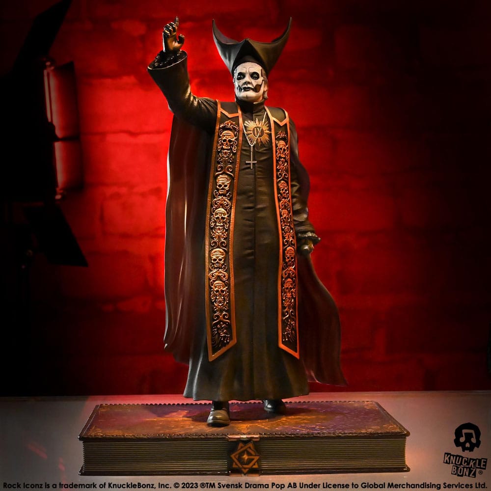 Ghost Rock Iconz Papa Emeritus IV (Black Robes) 22 cm 1/9 Statue