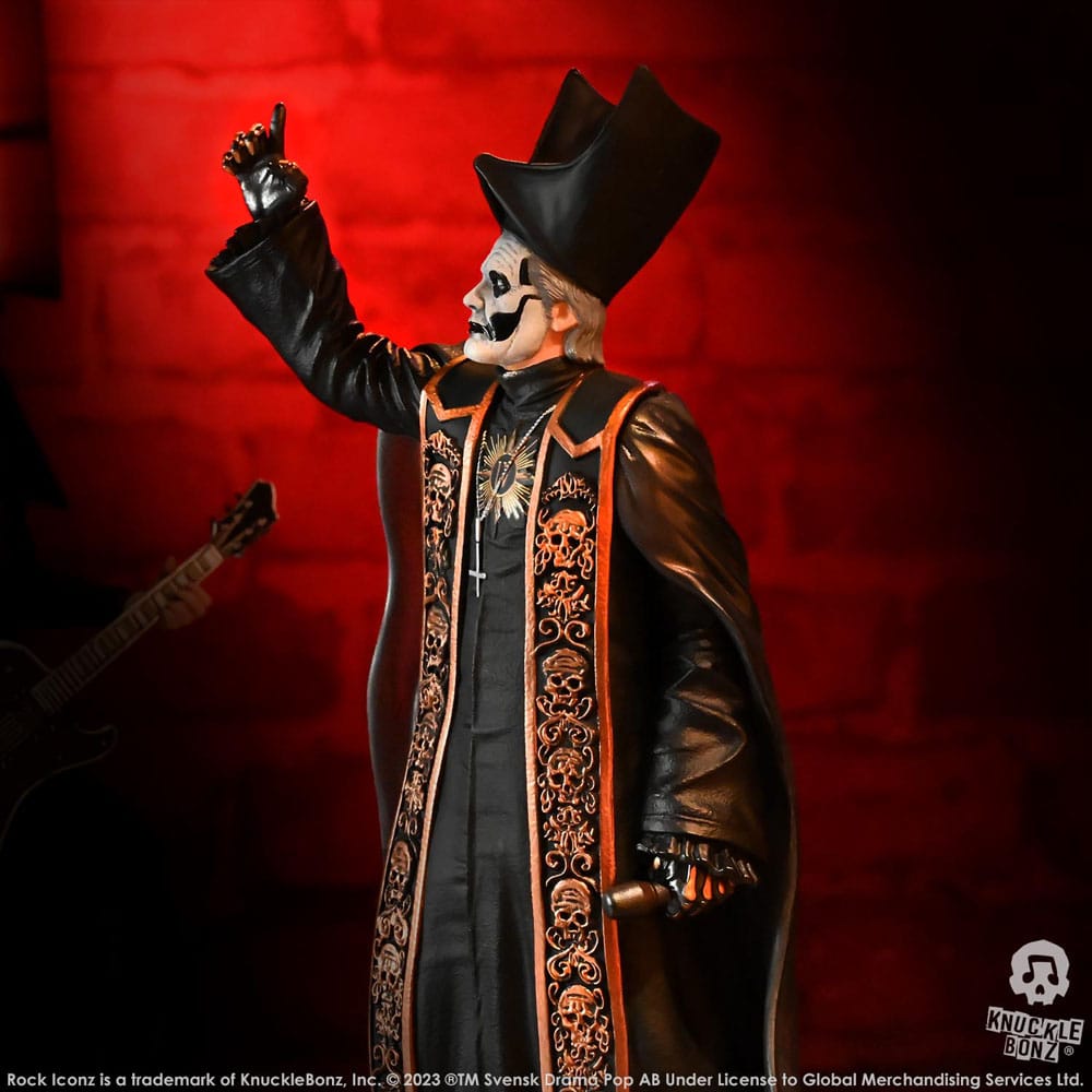 Ghost Rock Iconz Papa Emeritus IV (Black Robes) 22 cm 1/9 Statue