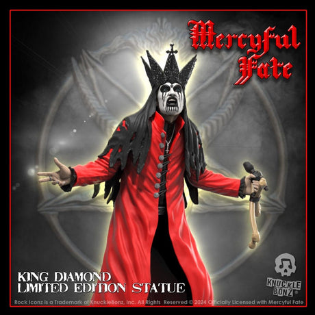 Mercyful Fate King Diamond III (Red Version) 22 cm Rock Iconz Statue