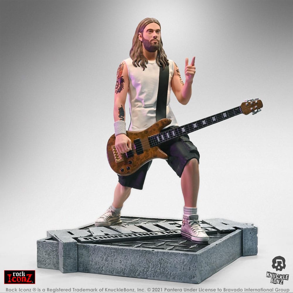 Pantera Rock Iconz Rex Brown (Reinventing the Steel) 22 cm Statue