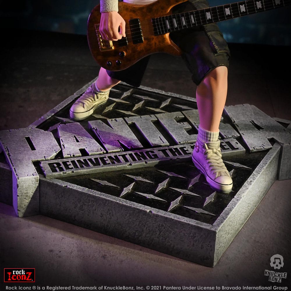 Pantera Rock Iconz Rex Brown (Reinventing the Steel) 22 cm Statue