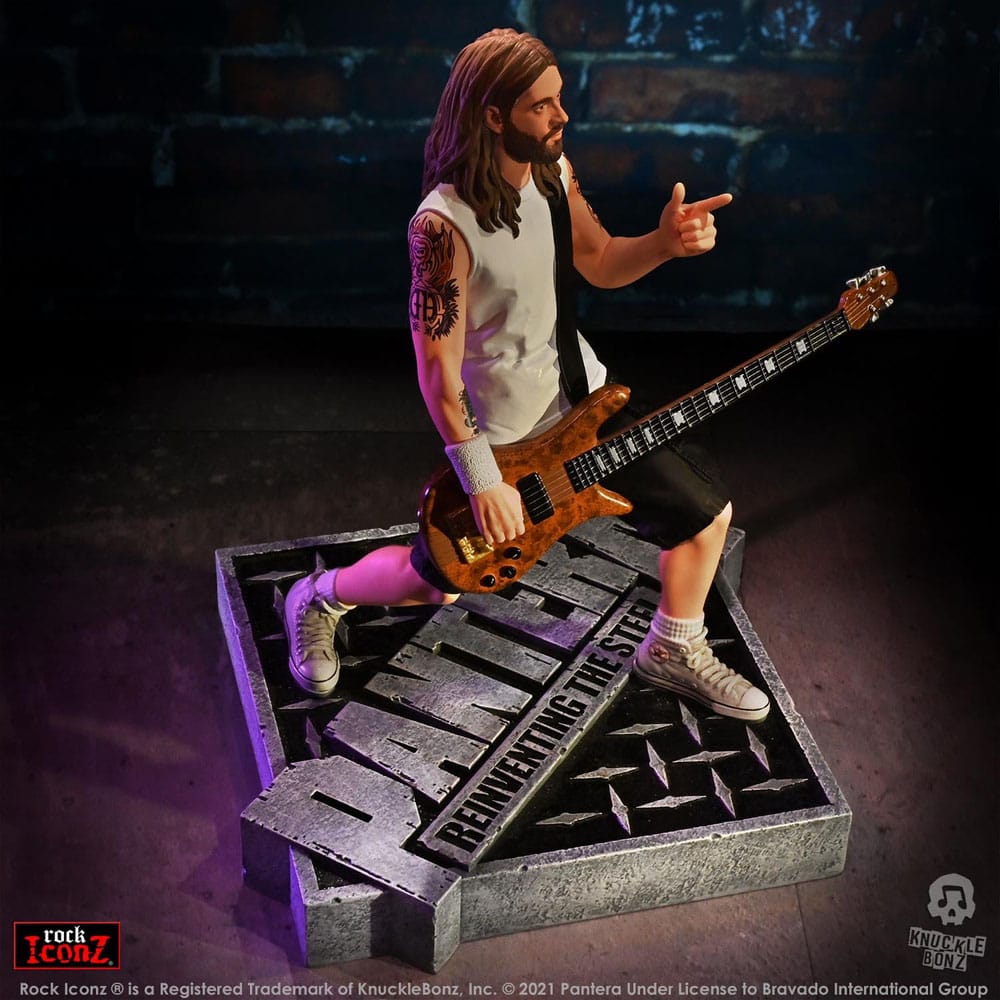 Pantera Rock Iconz Rex Brown (Reinventing the Steel) 22 cm Statue