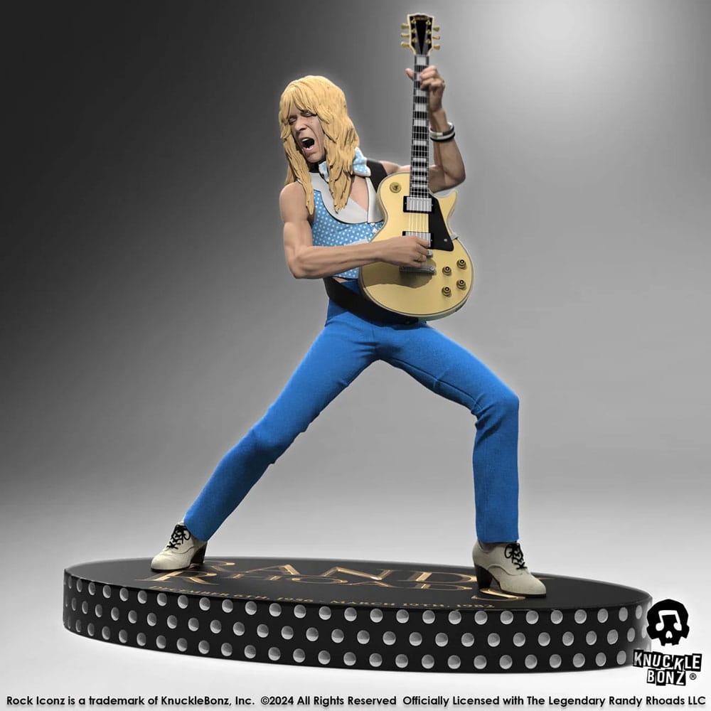 Randy Rhoads IV Rock Iconz The Early Years Blue Version 24 cm Statue