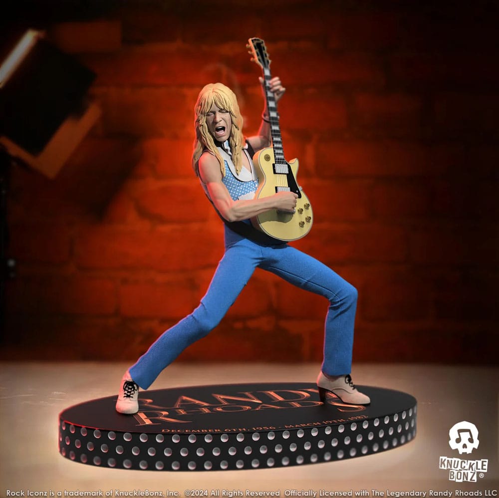 Randy Rhoads IV Rock Iconz The Early Years Blue Version 24 cm Statue