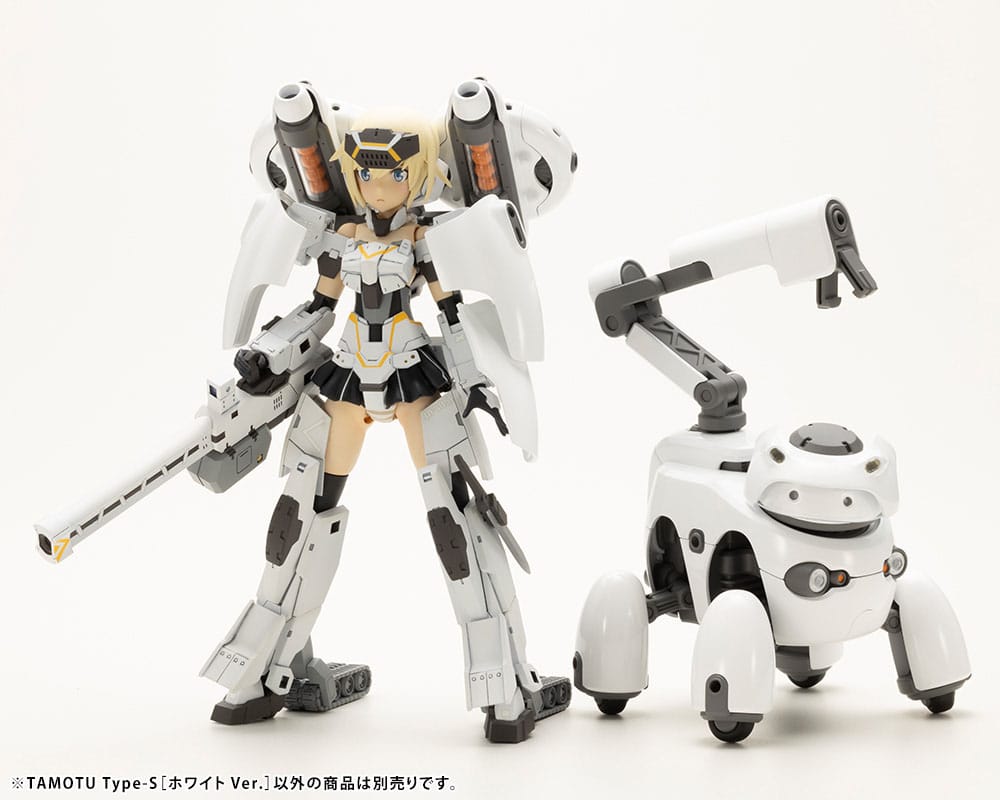 Maruttoys Tamotu Type-S (White Ver.) 9 cm 1/12 Plastic Model Kit