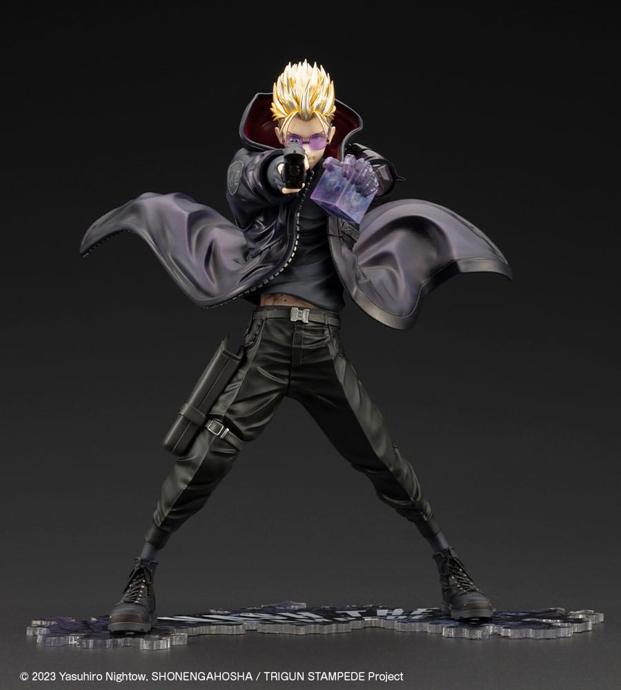 Trigun Stampede Vash the Stampede The Gunman in Black Ver. 22 cm 1/8 ARTFXJ Statue