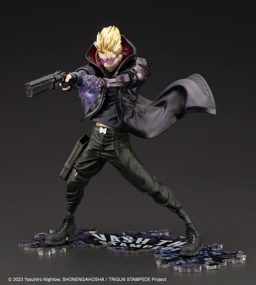 Trigun Stampede Vash the Stampede The Gunman in Black Ver. 22 cm 1/8 ARTFXJ Statue