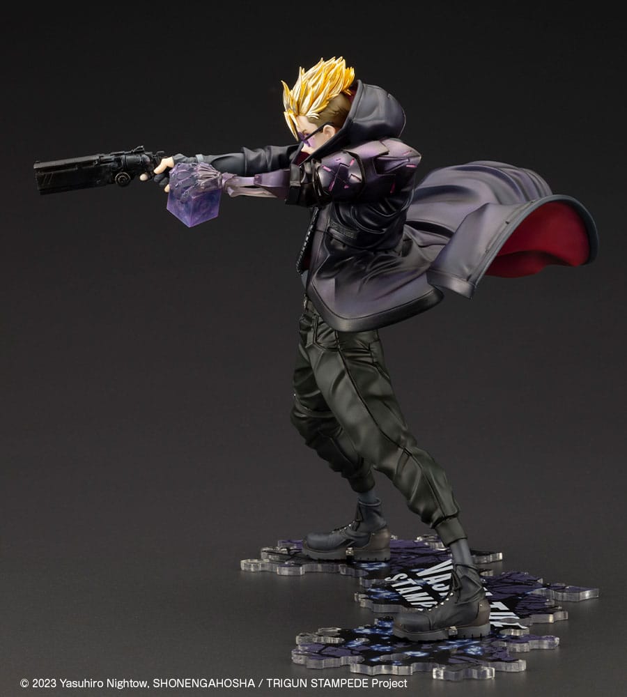 Trigun Stampede Vash the Stampede The Gunman in Black Ver. 22 cm 1/8 ARTFXJ Statue