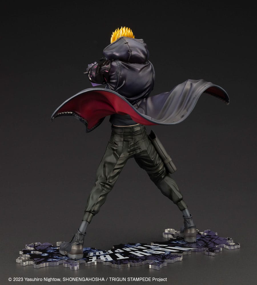 Trigun Stampede Vash the Stampede The Gunman in Black Ver. 22 cm 1/8 ARTFXJ Statue