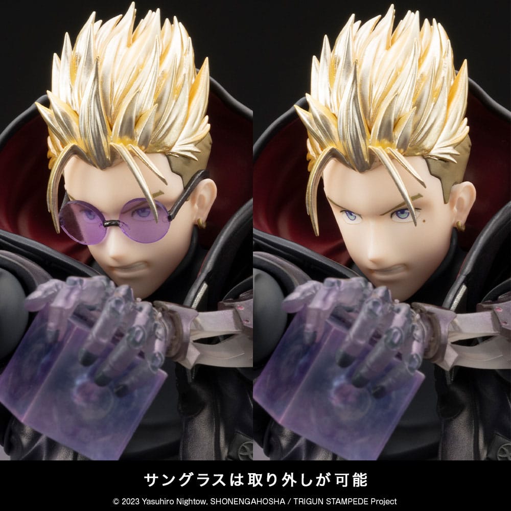 Trigun Stampede Vash the Stampede The Gunman in Black Ver. 22 cm 1/8 ARTFXJ Statue