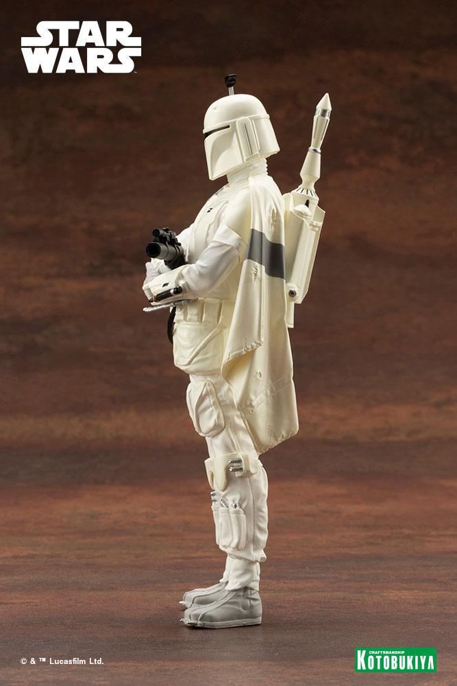 Star Wars Boba Fett White Armor Ver. 18 cm 1/10 ARTFX+ PVC Statue