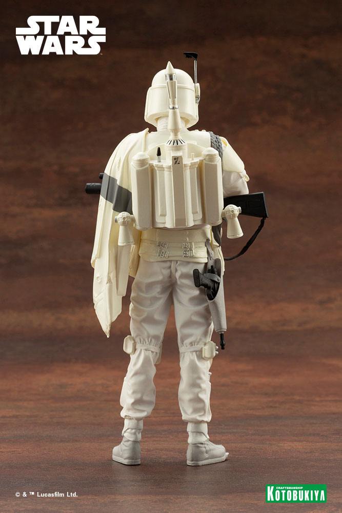 Star Wars Boba Fett White Armor Ver. 18 cm 1/10 ARTFX+ PVC Statue