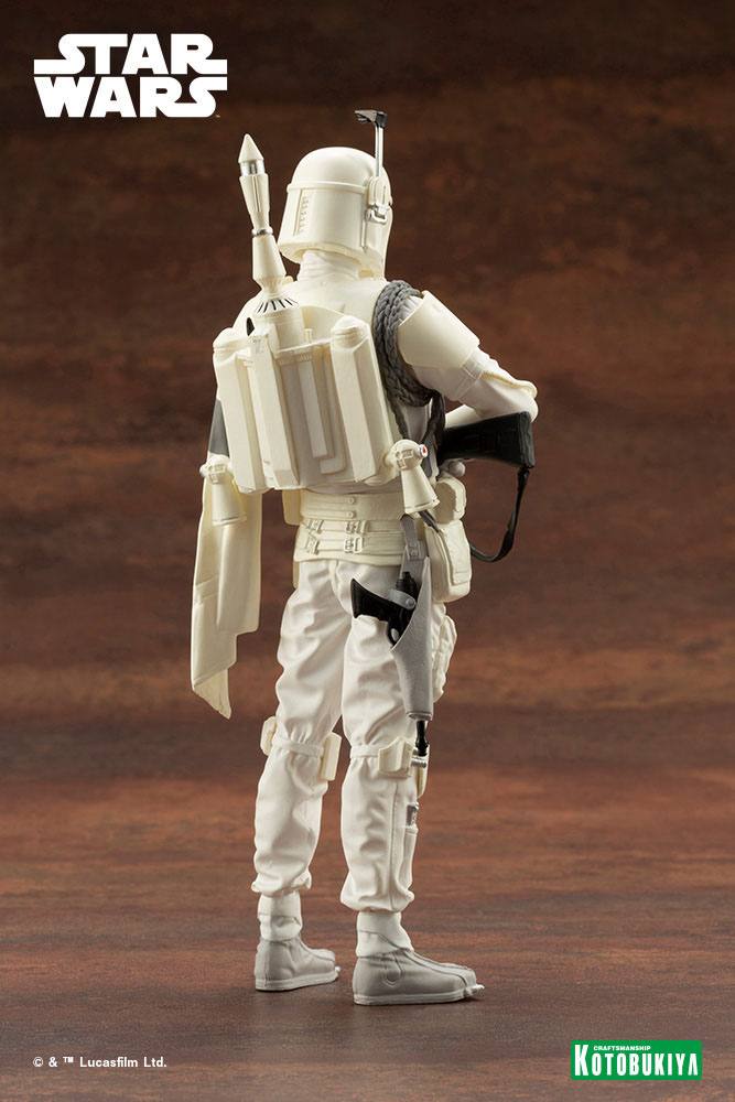 Star Wars Boba Fett White Armor Ver. 18 cm 1/10 ARTFX+ PVC Statue