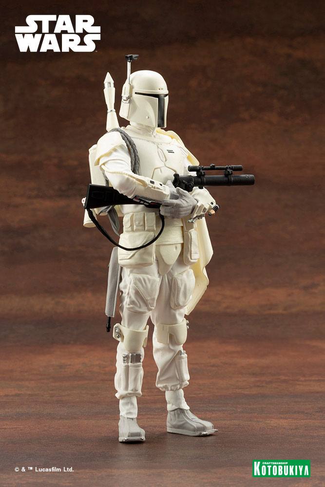 Star Wars Boba Fett White Armor Ver. 18 cm 1/10 ARTFX+ PVC Statue