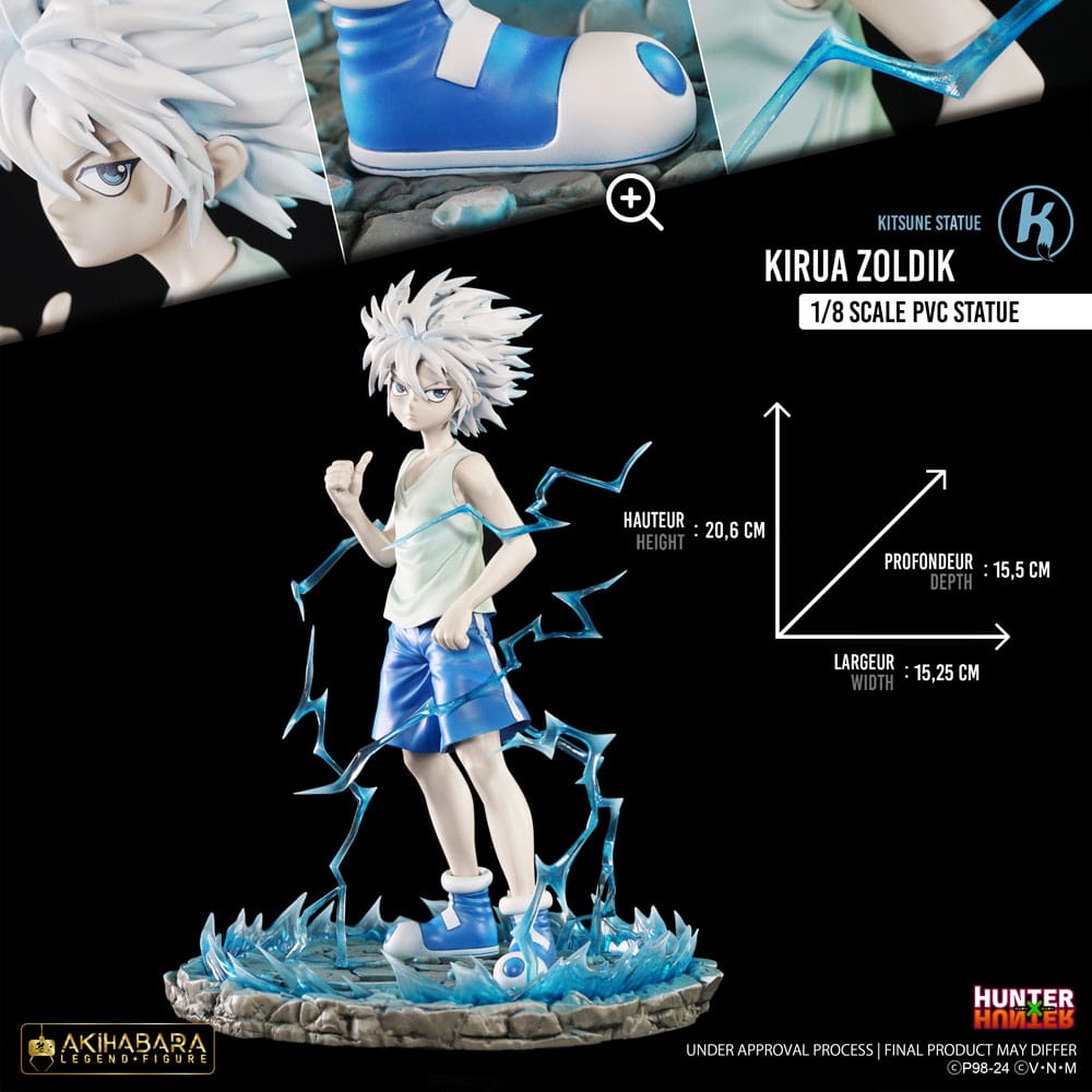 Hunter × Hunter Akihabara Kirua (God Speed Mode) 21 cm 1/8 Legend Figure PVC Statue