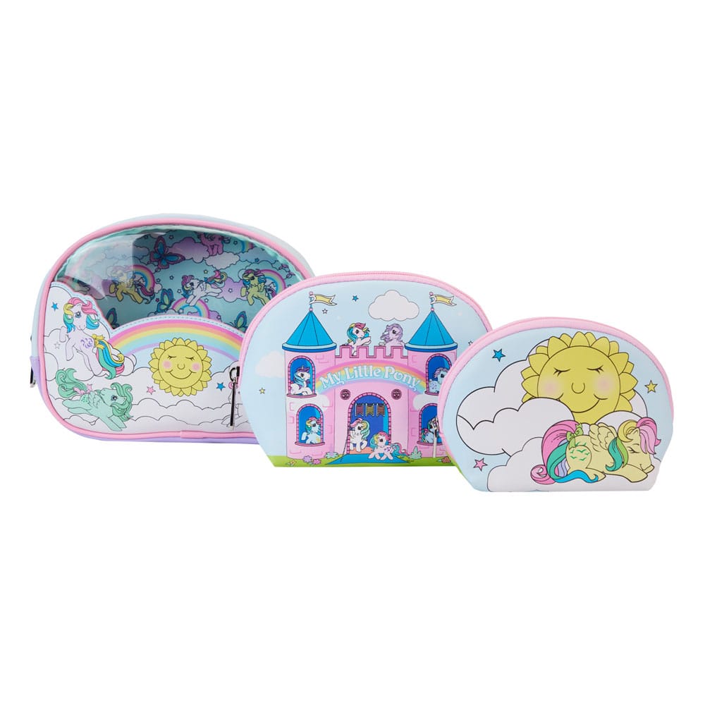 Hasbro by Loungefly Set of 3 My Little Pony Coin/Cosmetic Bag