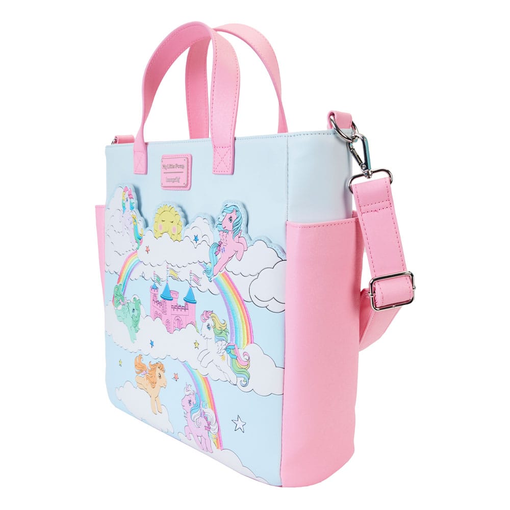 Hasbro by Loungefly My Little Pony Sky Scene Canvas Tote Bag