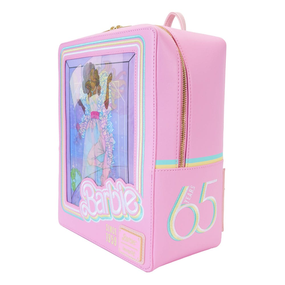 Mattel by Loungefly Barbie 65th Anniversary Doll Box Mini Backpack