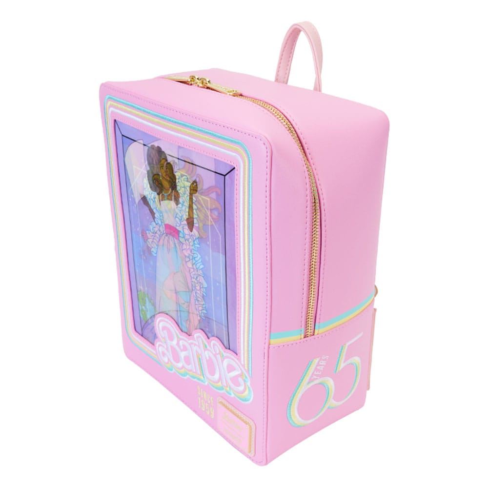 Mattel by Loungefly Barbie 65th Anniversary Doll Box Mini Backpack