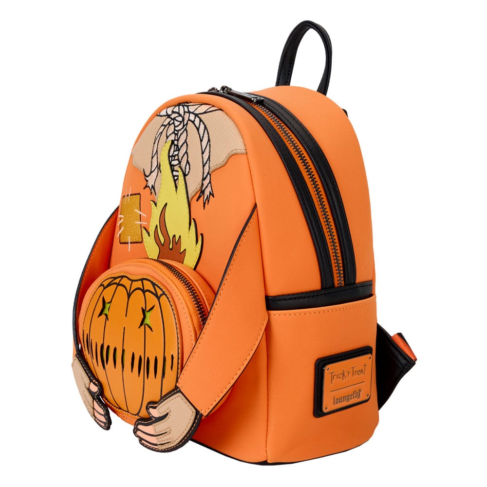 Trick R Treat by Loungefly Flaming Head Mini Backpack